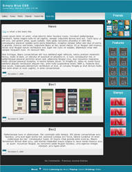 Simply Blue Clean CSS