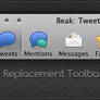 Beak Replacement Toolbar Icons