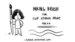 Inking Brush for Clip Studio Paint - ver2.0