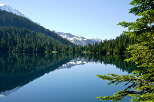 Mt Rainier and Reflection