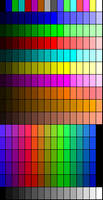 GIMP color palettes from retro systems, anime, etc