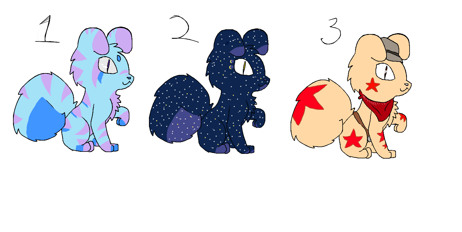 5 point adopts 3/3 open by Awes0me-Ad0pts on DeviantArt