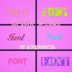 Font Pack.