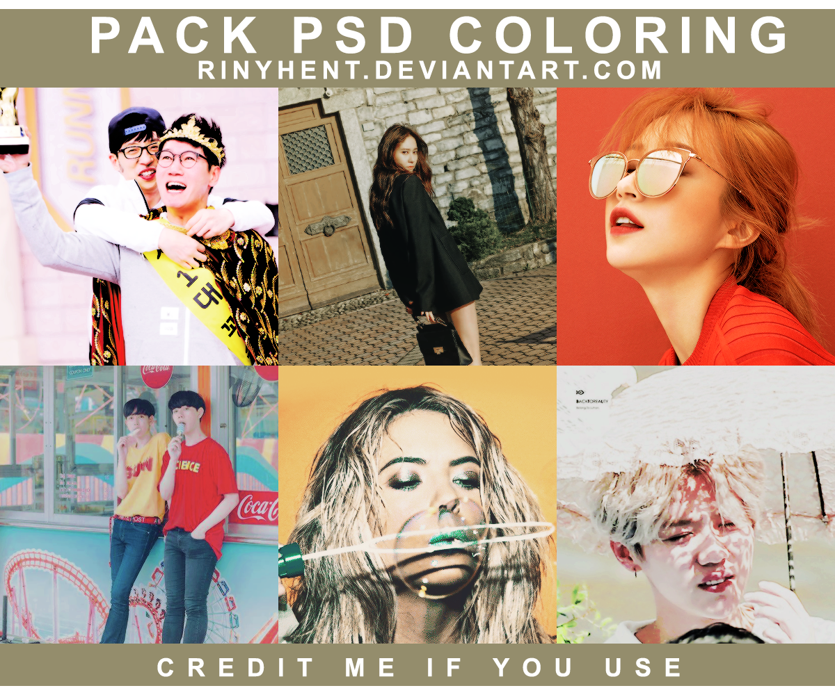 PACK PSD COLORING BY RinYHEnt