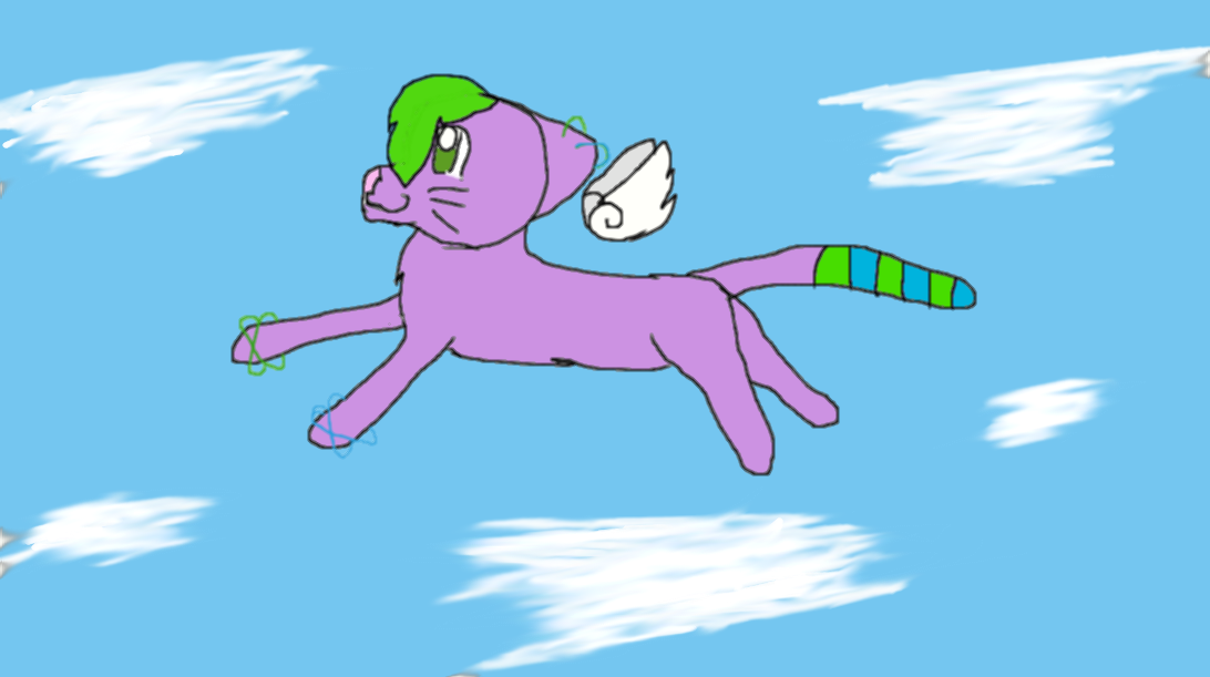 Lavenderpaw Flying