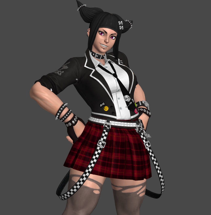 SFV - Juri School outfit (normal hair colour) XPS by Jared789 on DeviantArt