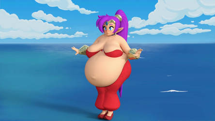 Shantae's BBW Belly Dance