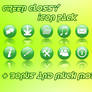 Green Glossy Icon Pack