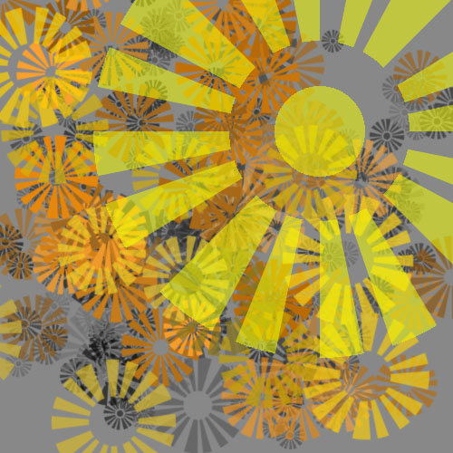 Brushes - Simple retro sun by harryak