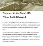 WWW 25--Writing Job Red Flags pt. 2 by writeddreams2reality