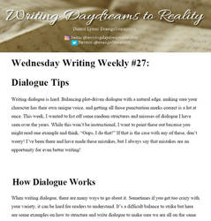 WWW 27--Dialogue Tips