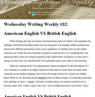 WWW 32--American English VS British English