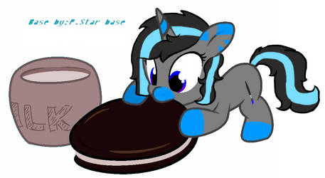 shadowBrush eating a cookie