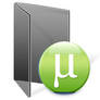 Black utorrent Folder Icon