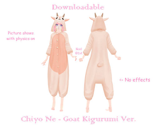 [MMD] Chiyo Ne: TDA Goat Kigurumi Ver.