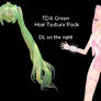 [MMD] TDA Green Hair Textures Pack DL