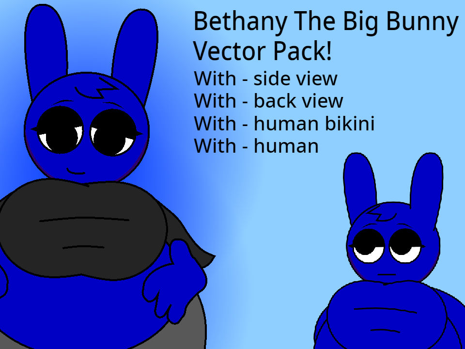 Bethany The Big Bunny Vector Pack! by SimonTheFemaleAlien on DeviantArt