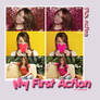 Pink action - First action