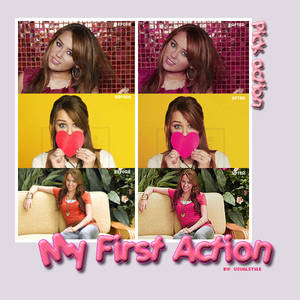 Pink action - First action