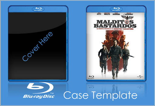 Bluray Case Template PSD