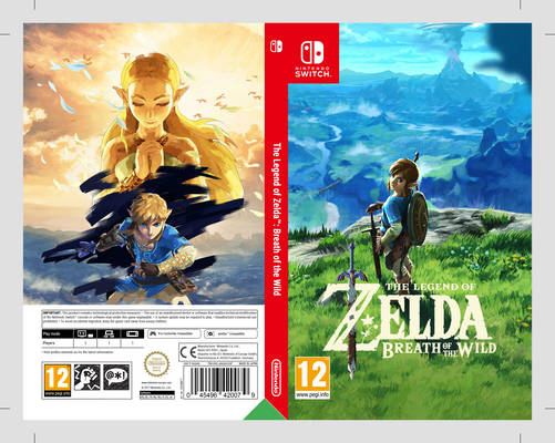 Nintendo Switch Cover Template