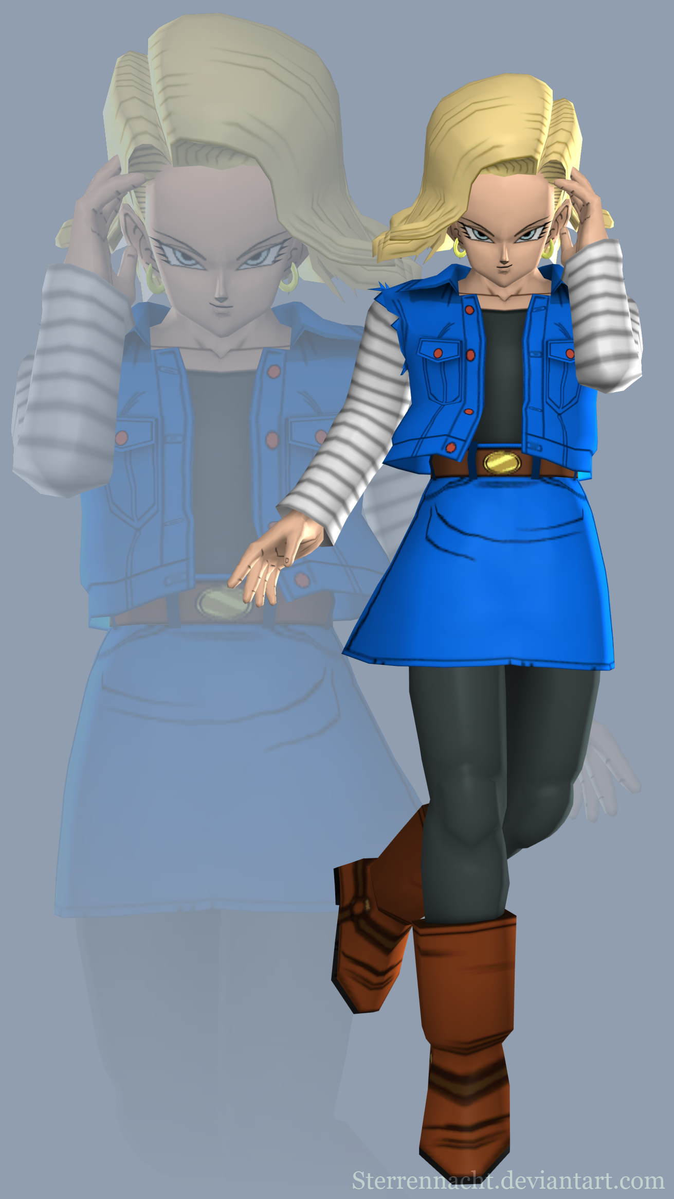 DBZ Budokai Tenkaichi 3 - Android 18 by Sterrennacht on DeviantArt