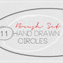 11 Hand Drawn Circle Brushes