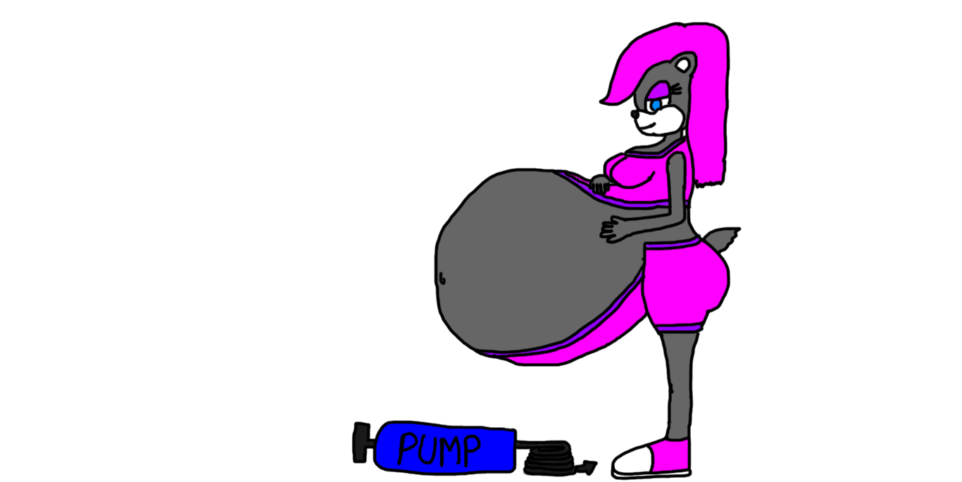 Request=Berri Belly Inflation by TruePhazonianForce on DeviantArt