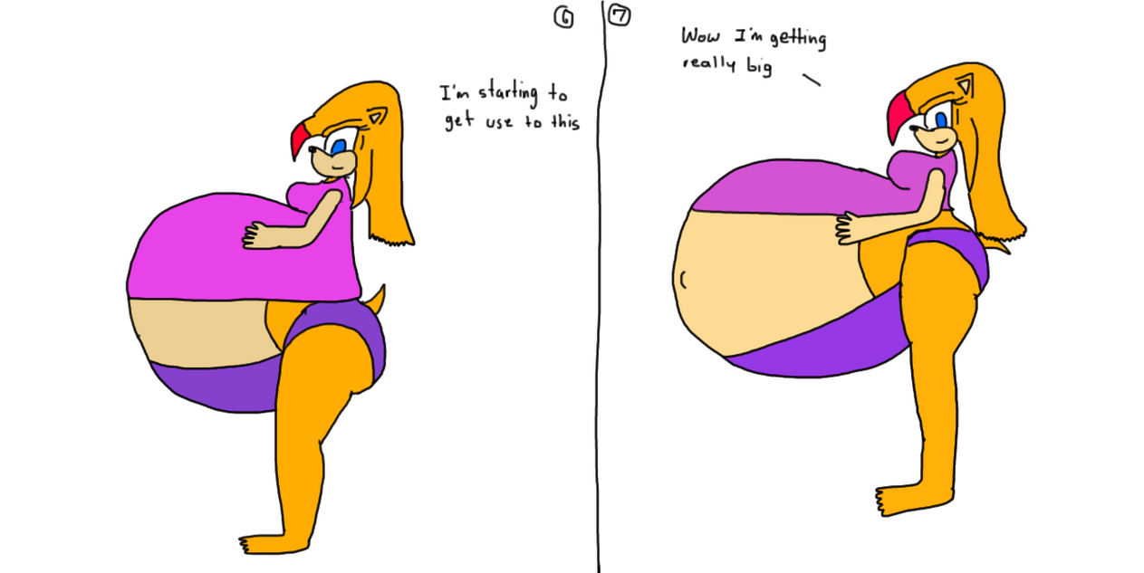 Request - Lynne's Belly Inflation 4 by TruePhazonianForce on DeviantArt