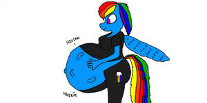 Request - Anthro Rainbow Dash vore by TruePhazonianForce on DeviantArt