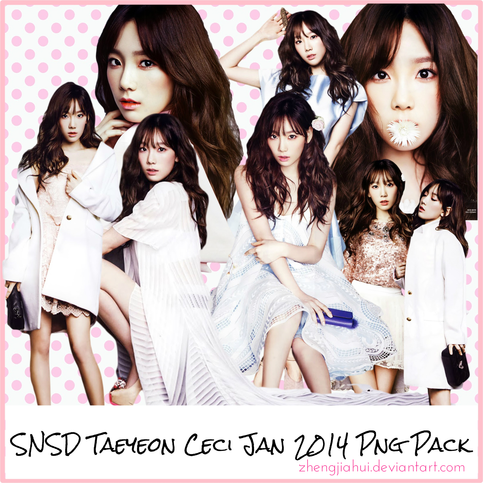 SNSD TaeYeon Jan 2014 Png Pack