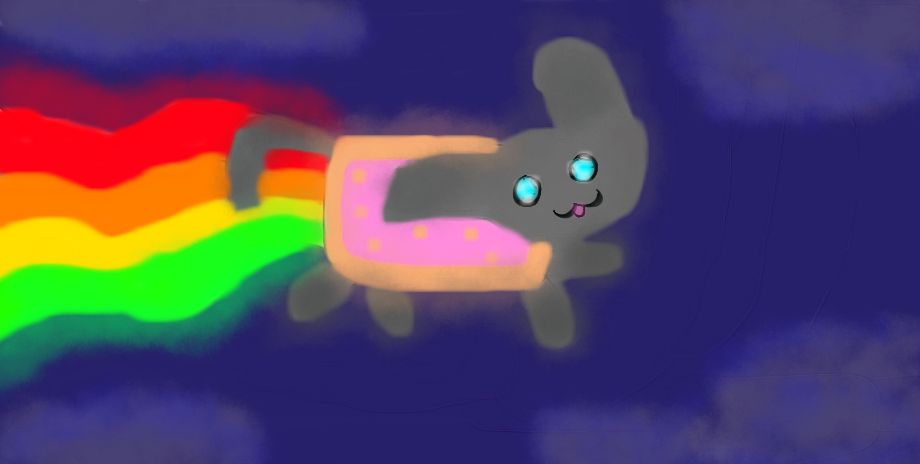 Nyan Cat In The Sky