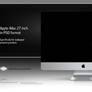 Apple iMac 27 inch PSD
