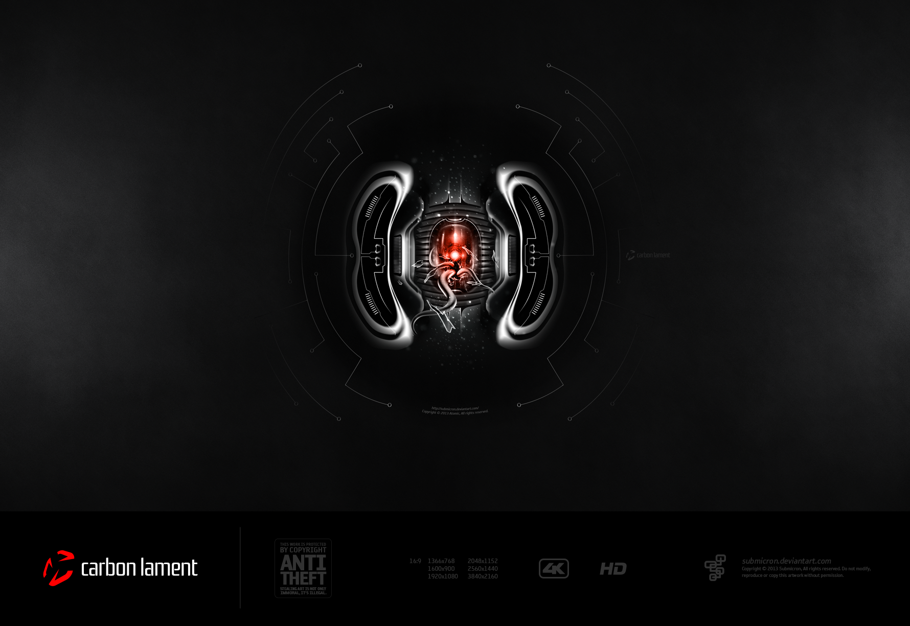 Carbon Lament Antagonistic Red by submicron on DeviantArt