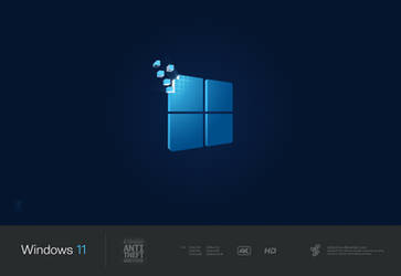 Windows 11 Dark Blue