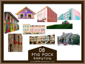 PNG PACK08 Building 9 png by xichan0794