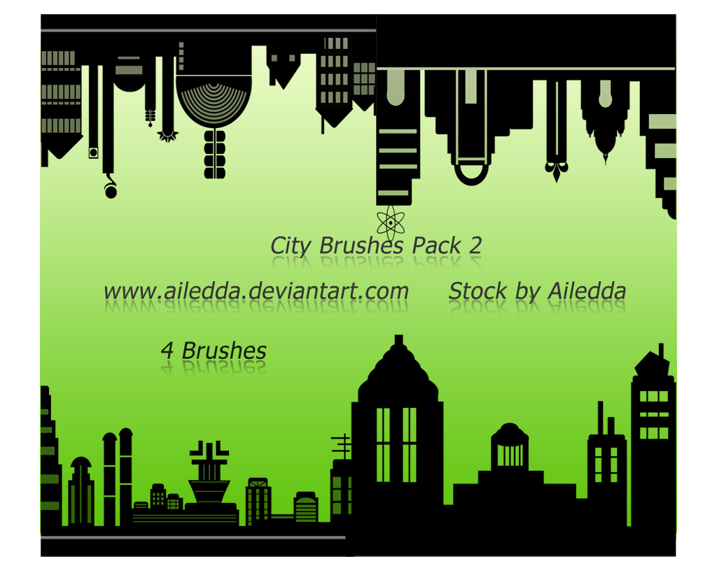 City brushes pack 2