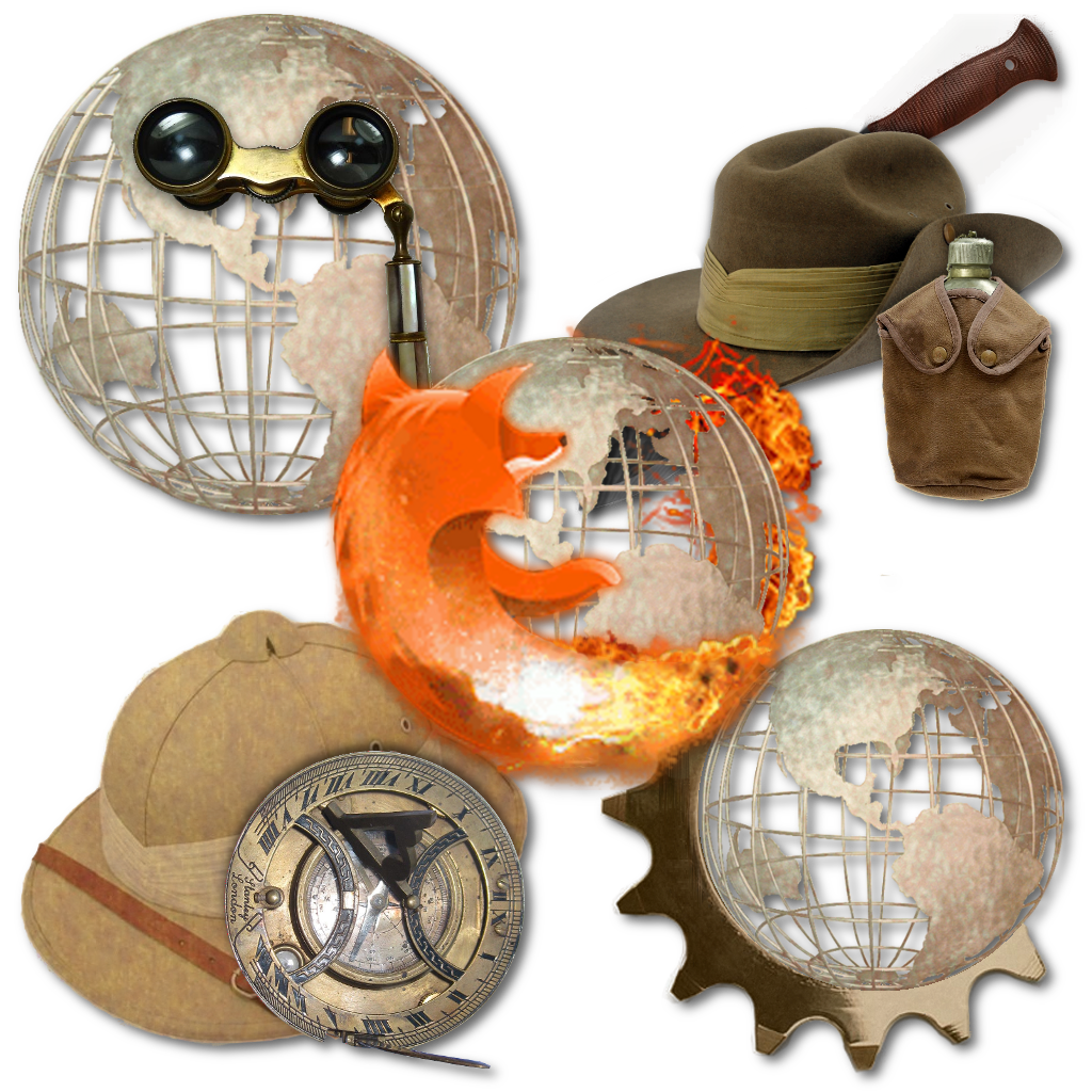 Steampunk Victorian Browsers Icons