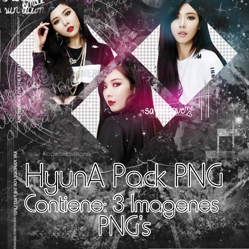 +HyunA Pack PNG+