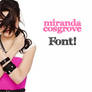 +Miranda Cosgrove font