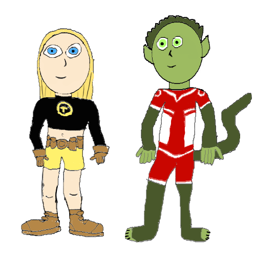 Beast boy and Terra: Young Justice