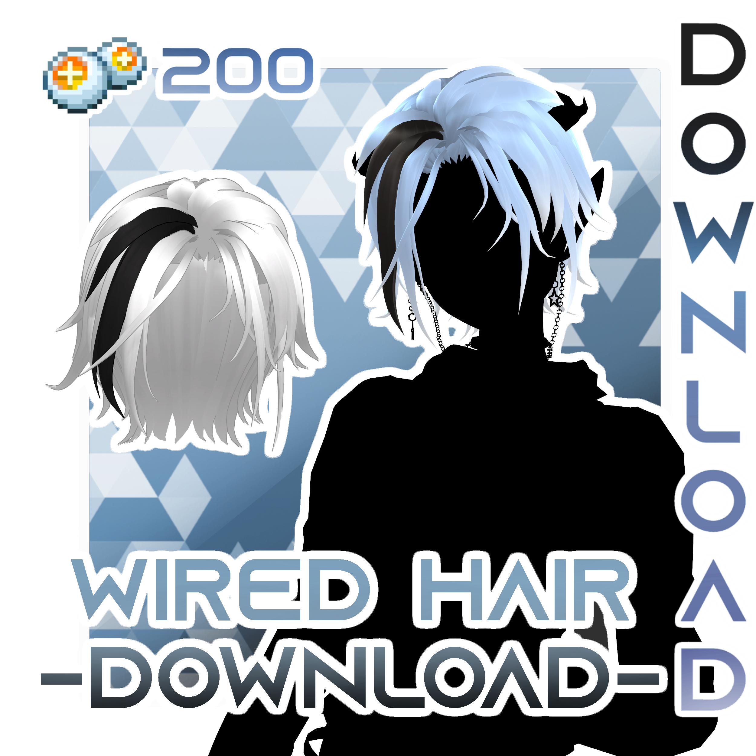 MMD // Wired Hair // P2U DOWNLOAD by AxelCode on DeviantArt