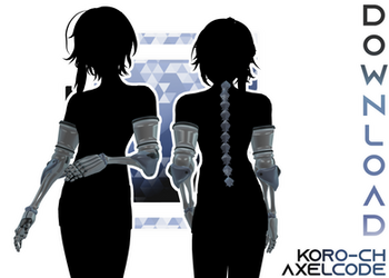 MMD // Cyborg / Robotic set (Arms/Spine) DL // P2U