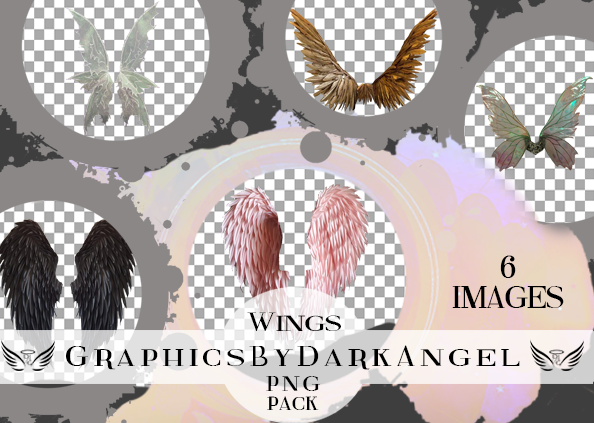Wings PNG Pack by GraphicsByDarkAngel on DeviantArt