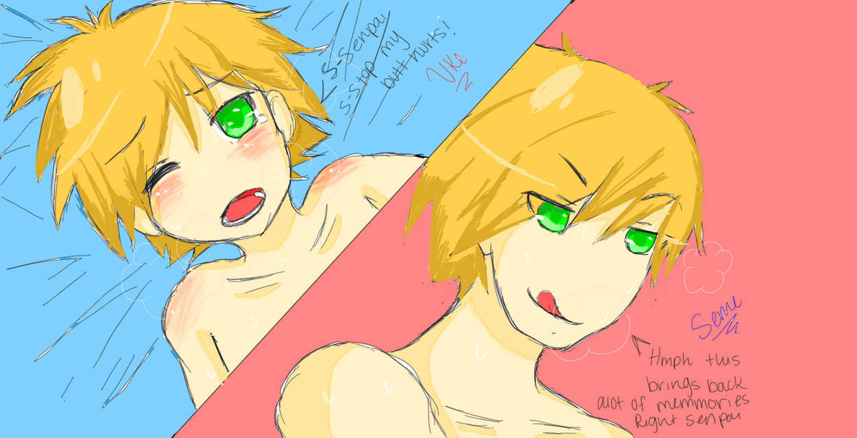 Seme and uke by baka-rainbow-mangaka on DeviantArt
