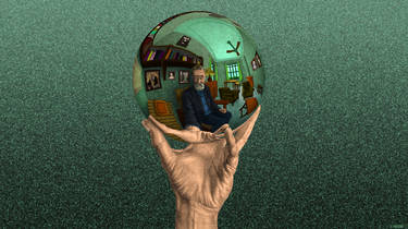 ''Hand with Reflecting Sphere''