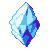 Free icon: Blue Crystal by binoftrash