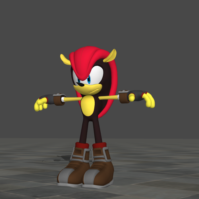 Mighty The Armadillo XPS DL by HybridXero99 on DeviantArt