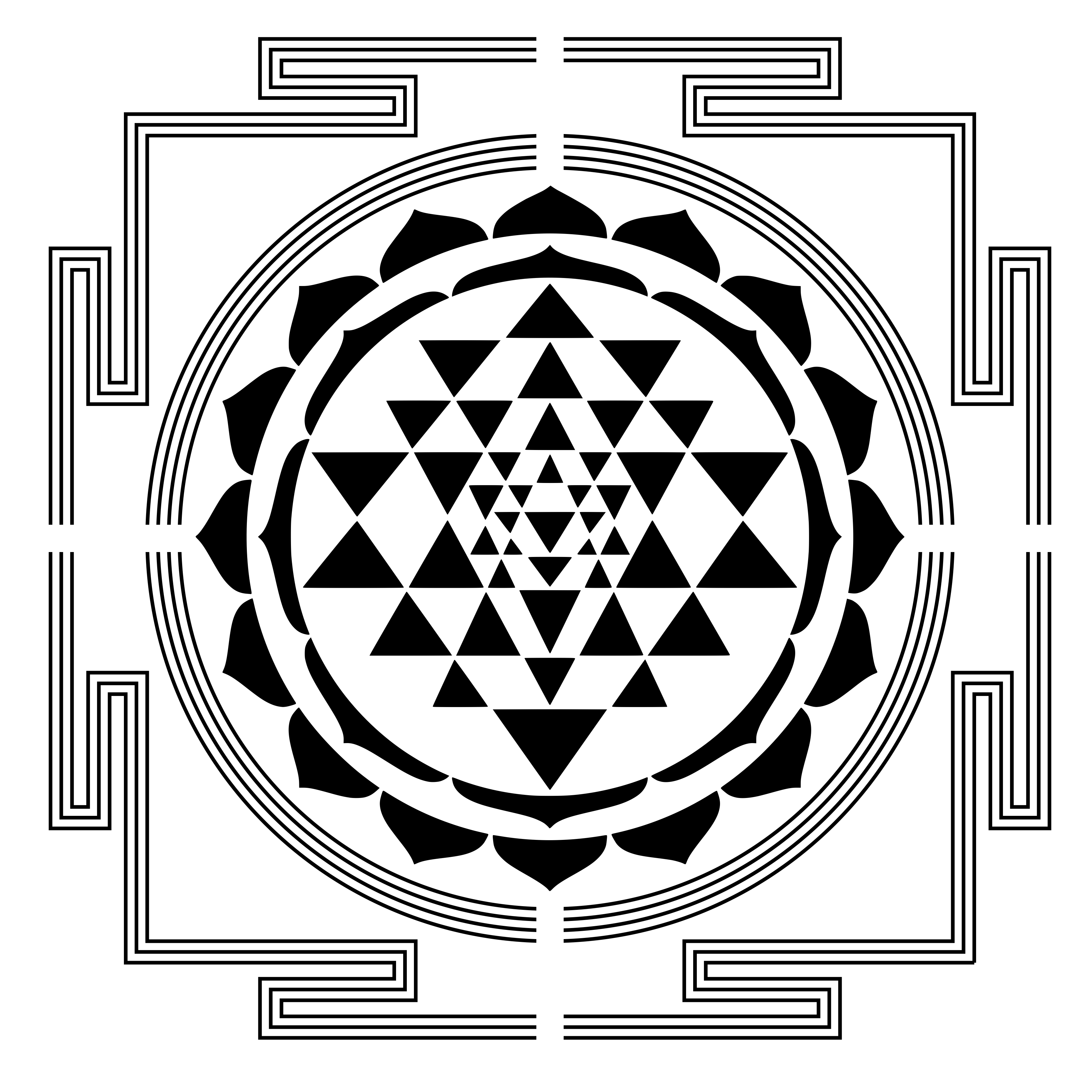 Sri Yantra Stencil by TrovadorZ on DeviantArt