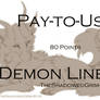 [p2u] Demon Lineart